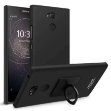 IMAK SONY Xperia L2, IMAK Cowboy műanyag mobiltok, FÉNYES FEKETE tok és táska