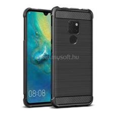 IMAK VEGA szilikon telefonvédő (ütésállóság, légpárnás sarok, szálcsiszolt, karbon minta) FEKETE (GP-83079) tok és táska