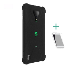 IMAK Xiaomi Black Shark 3, Szilikon tok, közepesen ütésálló, légpárnás sarok, IMAK, fekete tok és táska