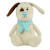IMC Toys Fényes orrú plüss - kutya - 25 cm (DKL0065)