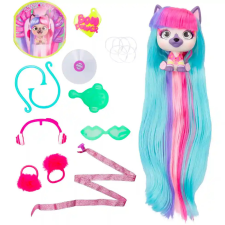 IMC Toys VIP Pets Bow Power - Natty kutya figura hosszú hajjal S6 játékfigura