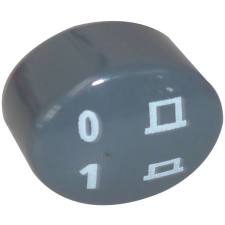 IME OMNIWASH ELLIPTIKUS NYOMÓGOMB SZÜRKE 17x13 mm beépíthető gépek kiegészítői