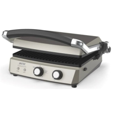Imetec 7481 profi kontakt grill fekete-inox 2000W grillsütő