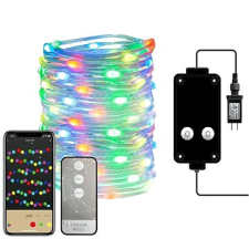 Immax NEO LITE intelligens karácsonyi LED világítás - 16m lánc, RGB, WiFi, TUYA karácsonyfa izzósor
