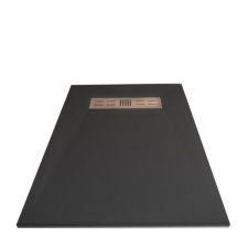  Imp  Prémium Antracit   90 X 120 Kompozit zuhanytálca Kompozit zuhanytálca kád, zuhanykabin