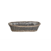 Impex BALKON VESSZŐ OVÁL SZÜRKE 90-22-138 42X17XH10CM 1DB