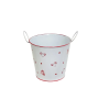 Impex KASPÓ BÁDOG FEHÉR SZÍVECSKÉS 140-B-22-60/M D15/11XH14,5CM 1DB