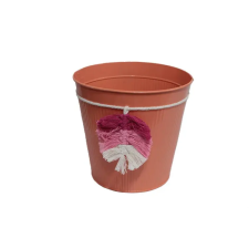 Impex KASPÓ BÁDOG LEVÉL LOGÓ 140-B-534/M D19X18HXD14CM 1DB kerti dekoráció