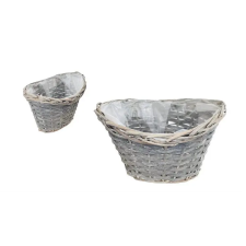Impex KASPÓ VESSZŐ CSÓNAK SZÜRKE 90-22-40 24X16XH13/16CM 1DB kerti dekoráció