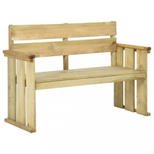  Impregnált fenyőfa kerti pad 121 cm kerti bútor