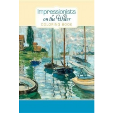 Impressionists on the Water Colouring Book – Pomegranate idegen nyelvű könyv