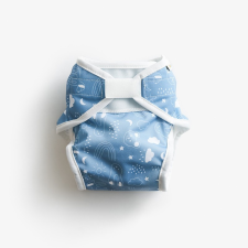 ImseVimse Vimse pelenkakülső - Blue Teddy mosható pelenka