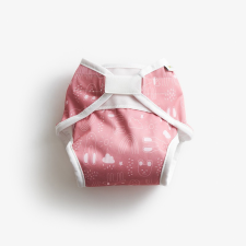 ImseVimse Vimse pelenkakülső - Rusty Pink Teddy mosható pelenka
