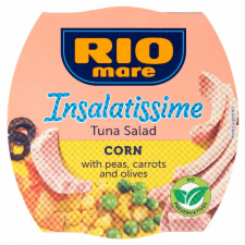 IN-FOOD 2000 KFT. Rio Mare Insalatissime Corn készétel zöldségekkel és tonhallal 160 g konzerv