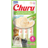  Inaba Cat Churu Püré - csirke, fésűkagylóval 4 x (4 x 14 g)