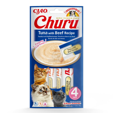  Inaba Cat Ciao Churu krémes macskaeledel - tonhal & marha 4 x 14 g jutalomfalat macskáknak