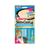  Inaba Cat Ciao Churu Skin & Coat krémes macskaeledel - tonhal, fésűkagyló 4 x 14 g