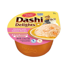  Inaba Cat Dashi Delights nedves macskaeledel - csirke, lazac 4 x 70 g macskaeledel