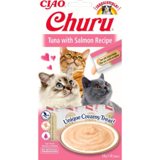 Inaba Foods Inaba Cat Churu Püré - Tonhal Lazaccal 4 X 14 G (EU106) macskaeledel