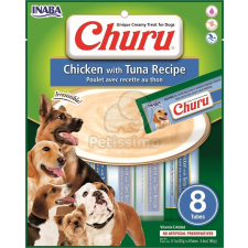 Inaba INABA Dog Churu Püré - csirke tonhallal 8 x 20 g jutalomfalat kutyáknak