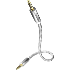 Inakustik 004101015 audio kábel 1,5 M 3.5mm Fehér kábel és adapter