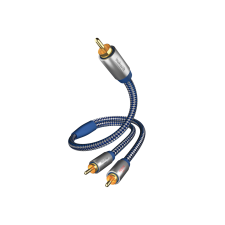 Inakustik Premium Y-Subwoofer kábel 5m (RCA apa - 2xRCA apa) kábel és adapter