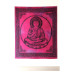  Indiai Ágytakaró Buddha pamut rózsaszín  205x230cm