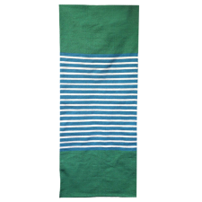 Indiai Pamut Szőnyeg - 70x170cm - Kék-Zöld lakástextília