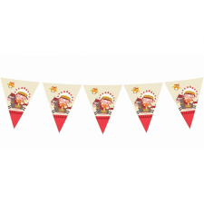  Indian Party, Indián zászlófüzér 360 cm party kellék