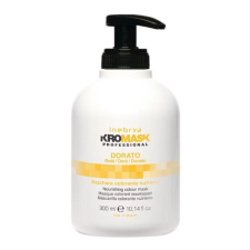 Inebrya Kromask hajszínező hajpakolás, Gold, 300 ml hajfesték, színező