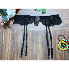 Inez Fekete csipke harisnyatartó! fűző, harisnyatartó