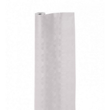 Infibra asztalterítő damask fehér 2 rétegű (PE fólia+papír) 1,2x50m, 7 tekercs/karton asztalterítő és szalvéta