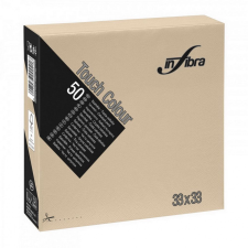 Infibra Szalvéta 33x33cm Greige 2 réteg 50 lap/csomag asztalterítő és szalvéta