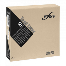 Infibra Szalvéta 33x33cm Greige 2 réteg 50 lap/csomag papírárú, csomagoló és tárolóeszköz