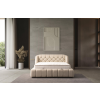 Infiniza Calm Velvet03 Ágykeret 140x200 cm - Calm Ágyneműtartós Ágykeret