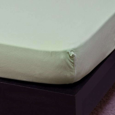 Infiniza ELY Gumis jersey lepedő - pasztel zöld - 180 x 200 cm lakástextília