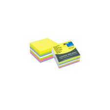 Info Notes Jegyzettömb öntapadó, 75x75mm, 400lap, 5654-80 Gln Brilliant mix sárga, zöld, lila, pink jegyzettömb