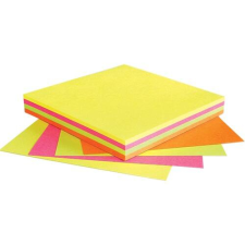 Info Notes Öntapadós jegyzettömb Info Notes 75x75 mm 100 lapos élénk vegyes színek post-it