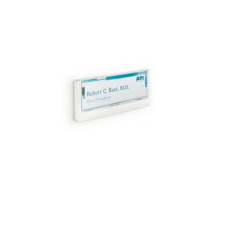 Információs tábla Durable Click Sign 14.9x5.25 cm fehér információs címke