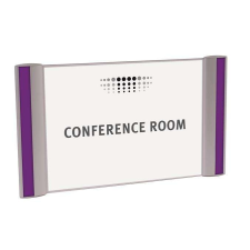  Információs tábla, fali, 269x154 mm, ALBA információs tábla, állvány