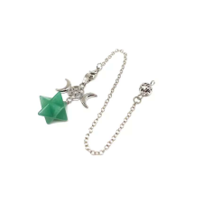 Inga merkaba istennő Aventurin 2x2cm medál