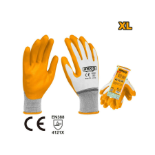  INGCO Szerelőkesztyű XL nitril mártott védőkesztyű