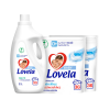  INGYENES SZÁLLÍTÁS - INGYENES SZÁLLÍTÁS - Lovela Baby kapszula csomag : Lovela Baby mosókapszula 2x36 db + Lovela Baby öblítő 2 liter