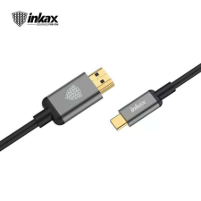 Inkax AL-18 USB Type-C/HDMI 1.5M 4K Kábel - Fekete kábel és adapter
