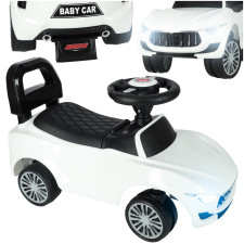 Inlea4Fun Lábbal hajtós gyermekjármű, bébitaxi BABY CAR - Fehér lábbal hajtható járgány
