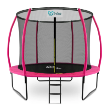  INLEA ULTIMATE Jump Trambulin belső védőhálóval 305 cm - rózsaszín trambulin szett