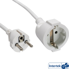 Inline 16401W tápkábel Fehér 1,5 M CEE7/7 (16401W) kábel és adapter