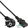 Inline 16649 tápkábel Fekete 3 M (16649)