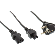 Inline 16653D Fekete 2 M CEE7/7 C13 csatlakozó (16653D) kábel és adapter