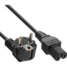 Inline 16810E Fekete 3 M CEE7/7 C15 csatlakozó (16810E) kábel és adapter